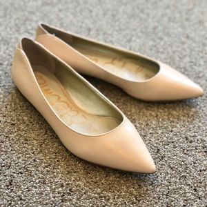 Light Pink Pointy-Toed Ballet Flats